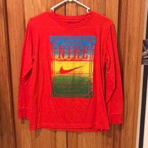 Nike youth long sleeve tee